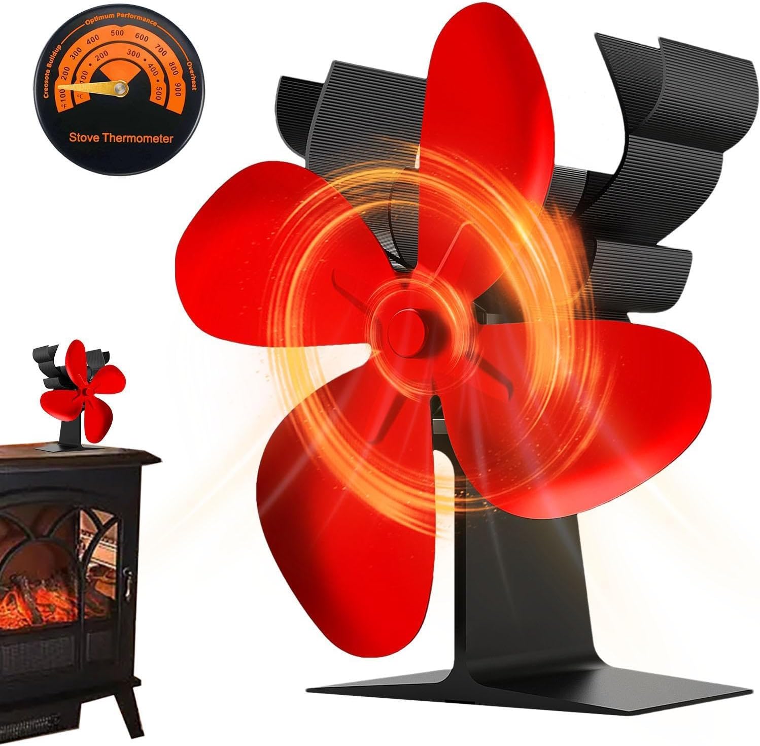 Log Burner Fan Non Electric Fireplace Fan Fireplace Fan