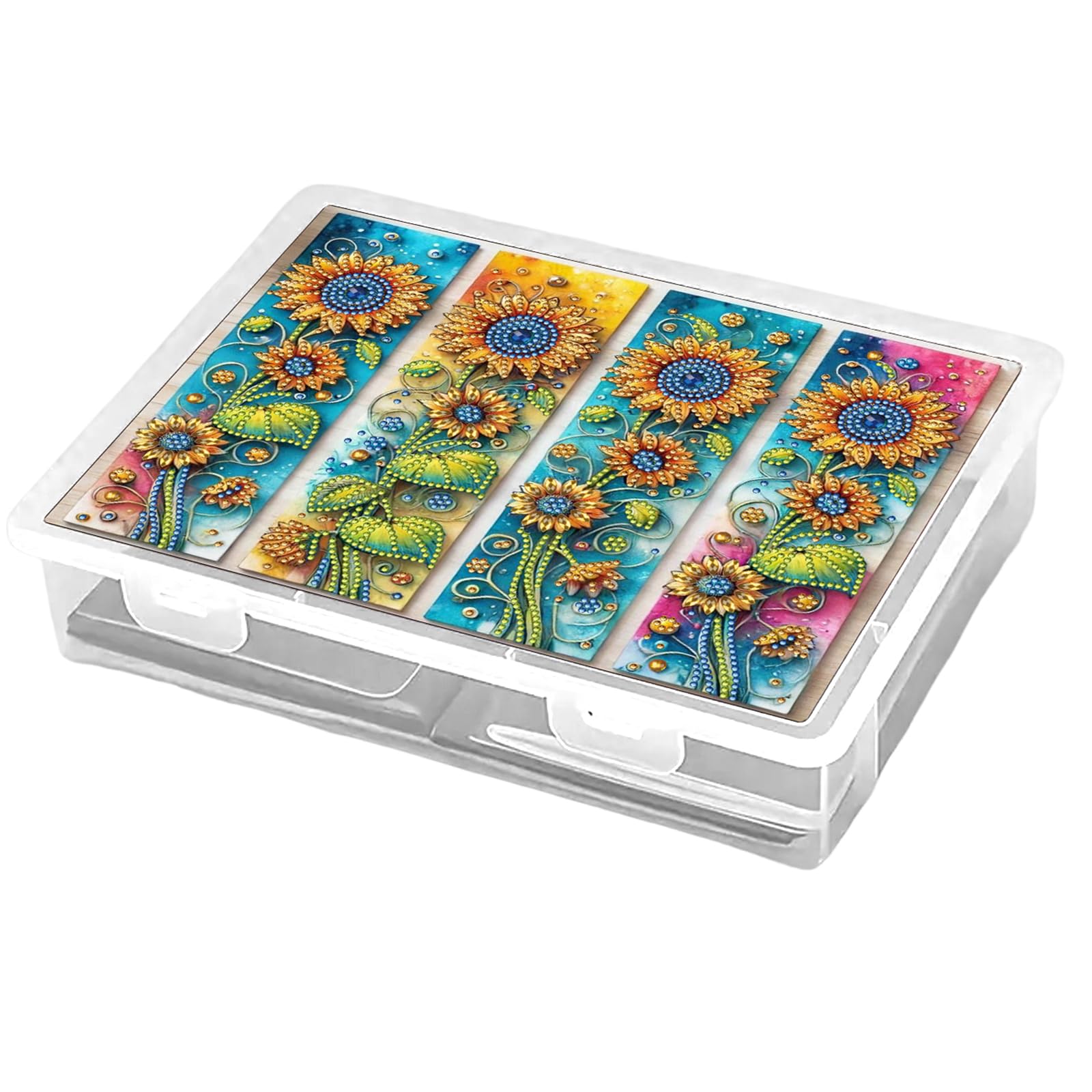 DIY 5D Diamond Painting Box Kits for Adults, DIY Full Diamond Painting Rhinestones Decorative Storage Box Stackable Crystal Mosaic Storage Container for Adults/Beginners Gift Idea Home Decor