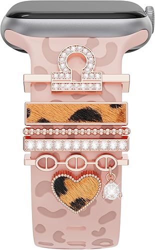 Miniatura 7 de Dijes compatibles con Apple Watch de 1.496, 1.575, 1.614, 1.654, 1.732 y 1.772 pulgadas, 12 anillos decorativos de constelación de diamantes,