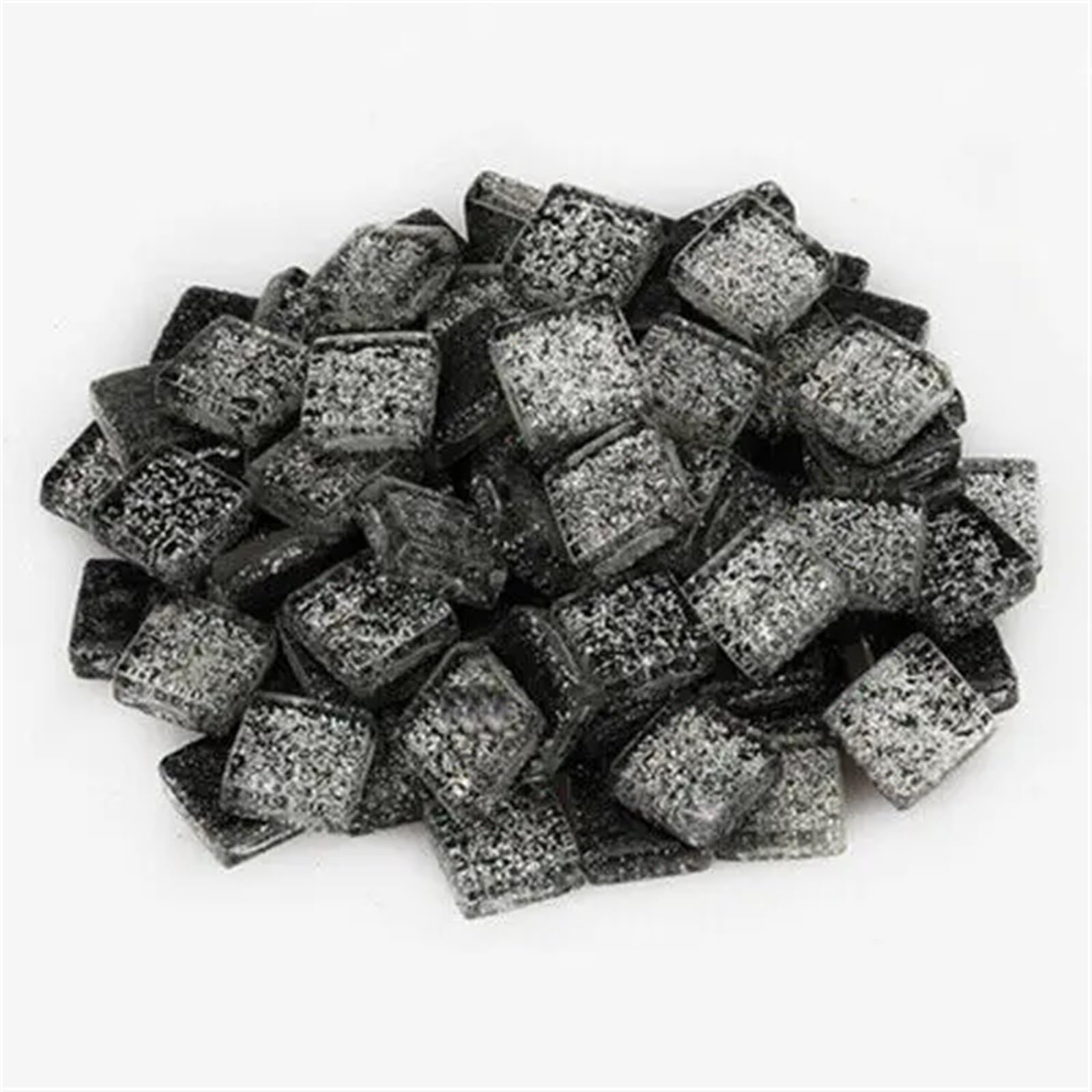 Mosaic Pieces 100g Glitter Glass Mosaic Tiles Crafting Pieces Art Hobbies Assorted Colors for Craft Arte for Home Garden Decoration Art Projects(Color16)