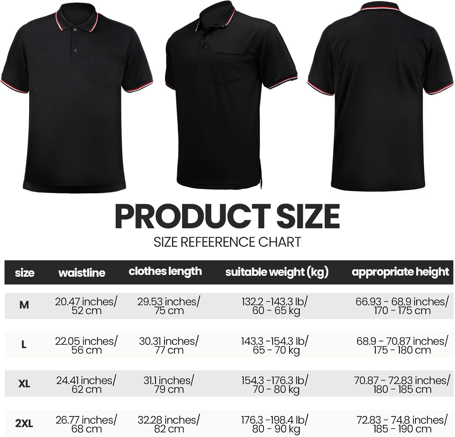 6 Pcs Baseball/Softball Umpire Accessories Set Including Umpire Shirt Hat Indicator Brush Ball Bag for Men Referee - Image 2