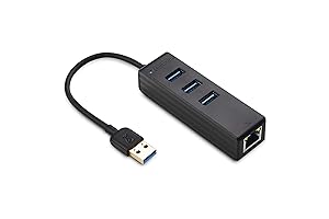 4-in-1 USB Hub with Ethernet: Enhanced Connectivity for a Truly Immersive Experience