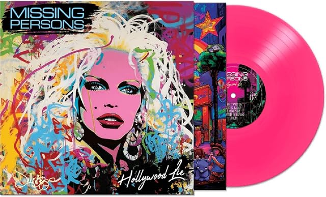 Hollywood Lie (Vinil Rosa, Edição Limitada) por Missing Persons, capa do álbum