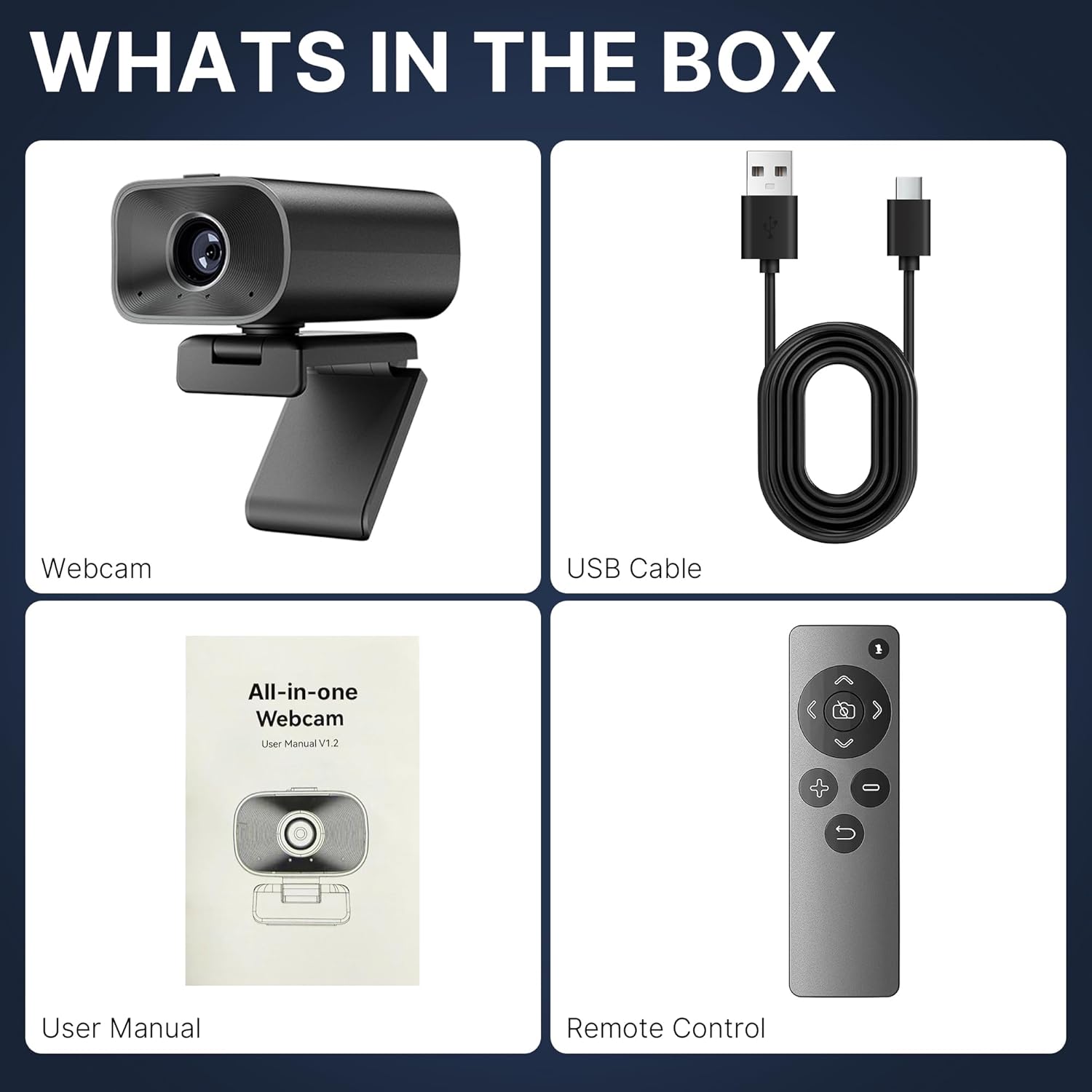 Webcam with 5W Speaker and Microphones for PC,Computer USB Camera 5X Digital Zoom ePTZ 1080P Webcam with Privacy Cover &Remote for Conference, Laptop, Desktop,Mac, Streaming, Gaming 9 71IB3o4eT5L. AC SL1500