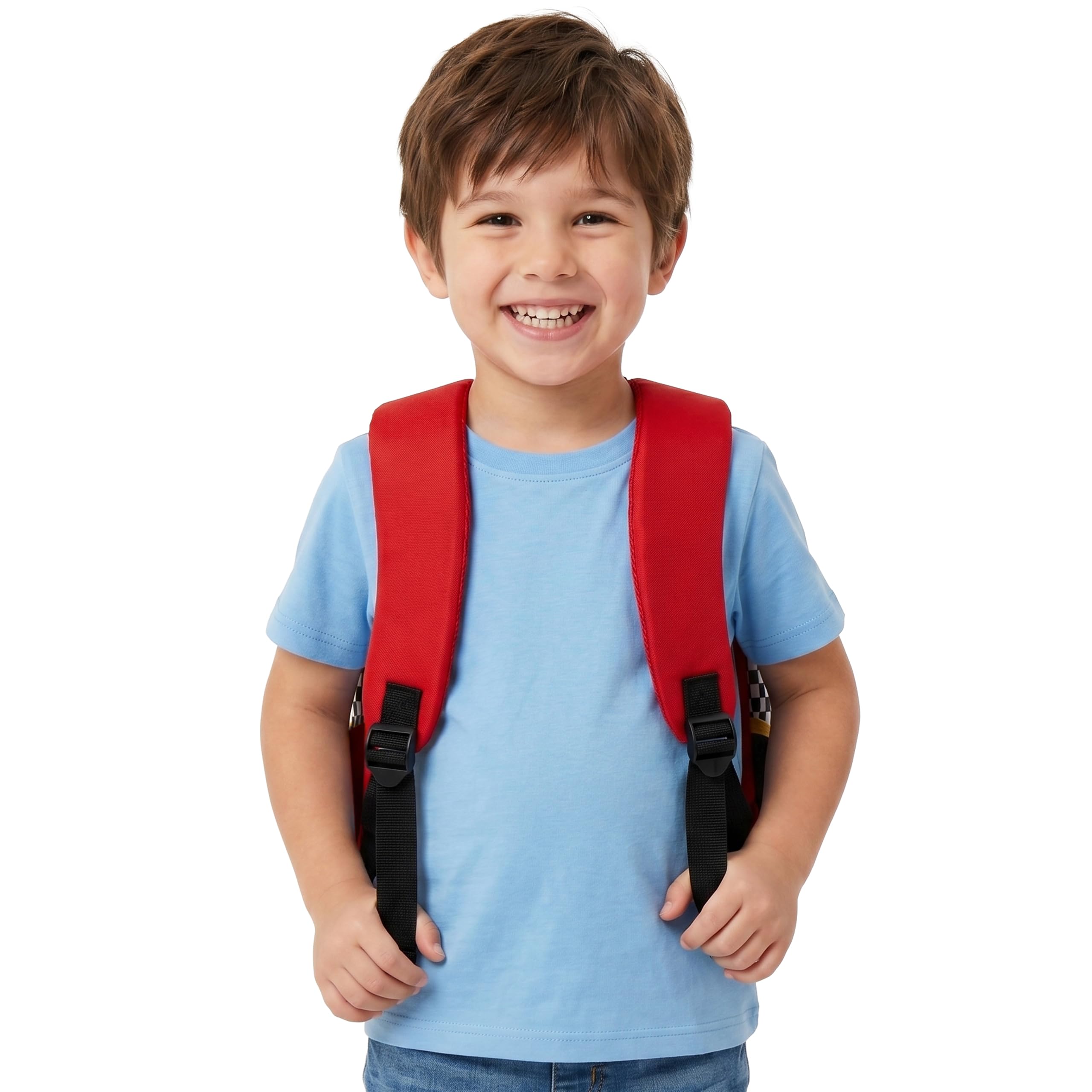 Disney Cars Mochila Infantil, Mochila Niño Rayo McQueen, Roja, Talla Única