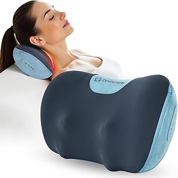 COMFIER [2026 Fathers Day Gift for Men,Cordless Shiatsu Neck and Back Massager with Heat,Portable Massager Pillow with 3D Kneading Deep Tissue, Soothes Muscle Tension at Home, Office, Travel