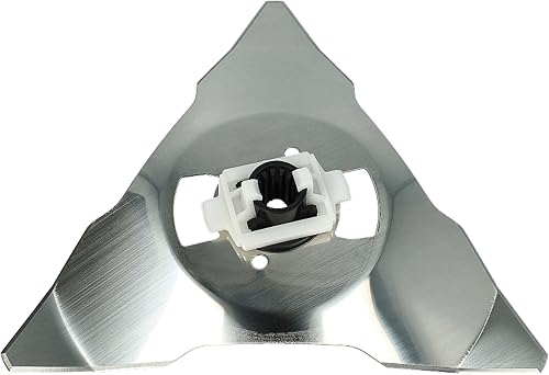 vhbw 2X Replacement Blade Compatible with Robomow RC304u, RC306, RC308, RC308PRO, RC304PRO Cordless Lawnmower - Cutter Blades, Silver, Stainless Steel - 8