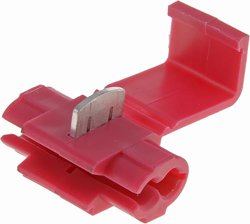 Dorman 86430 Lot de 7 bornes à épissure rapide de calibre 22-18, rouge, lot de 7