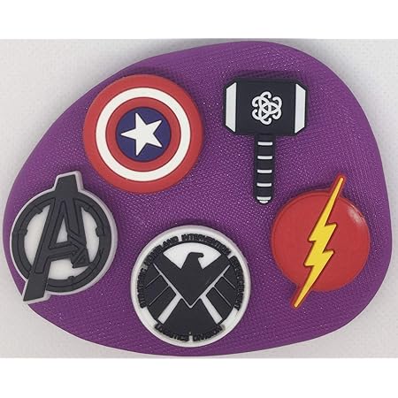 Marvel Superheros Logo Emblemes En Silicone Pour Gateau Thor Hulk Captain America Amazon Fr Cuisine Et Maison