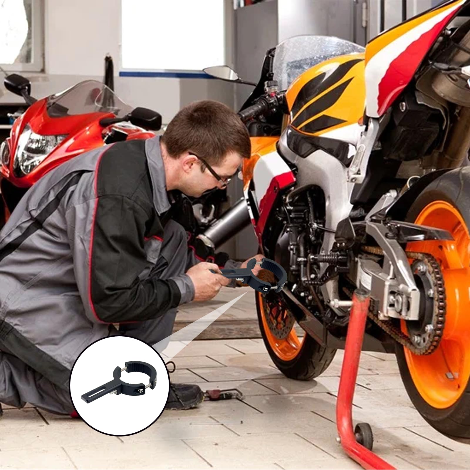 Estrattore per Cuscinetti Interni Moto, 9-23 mm, utensile per riparazioni Moto