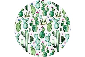 Cactus Coasters for Drinks Set of 6, Absorbent Drink Coasters