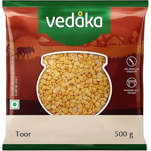 Vedaka Toor Dal 500g