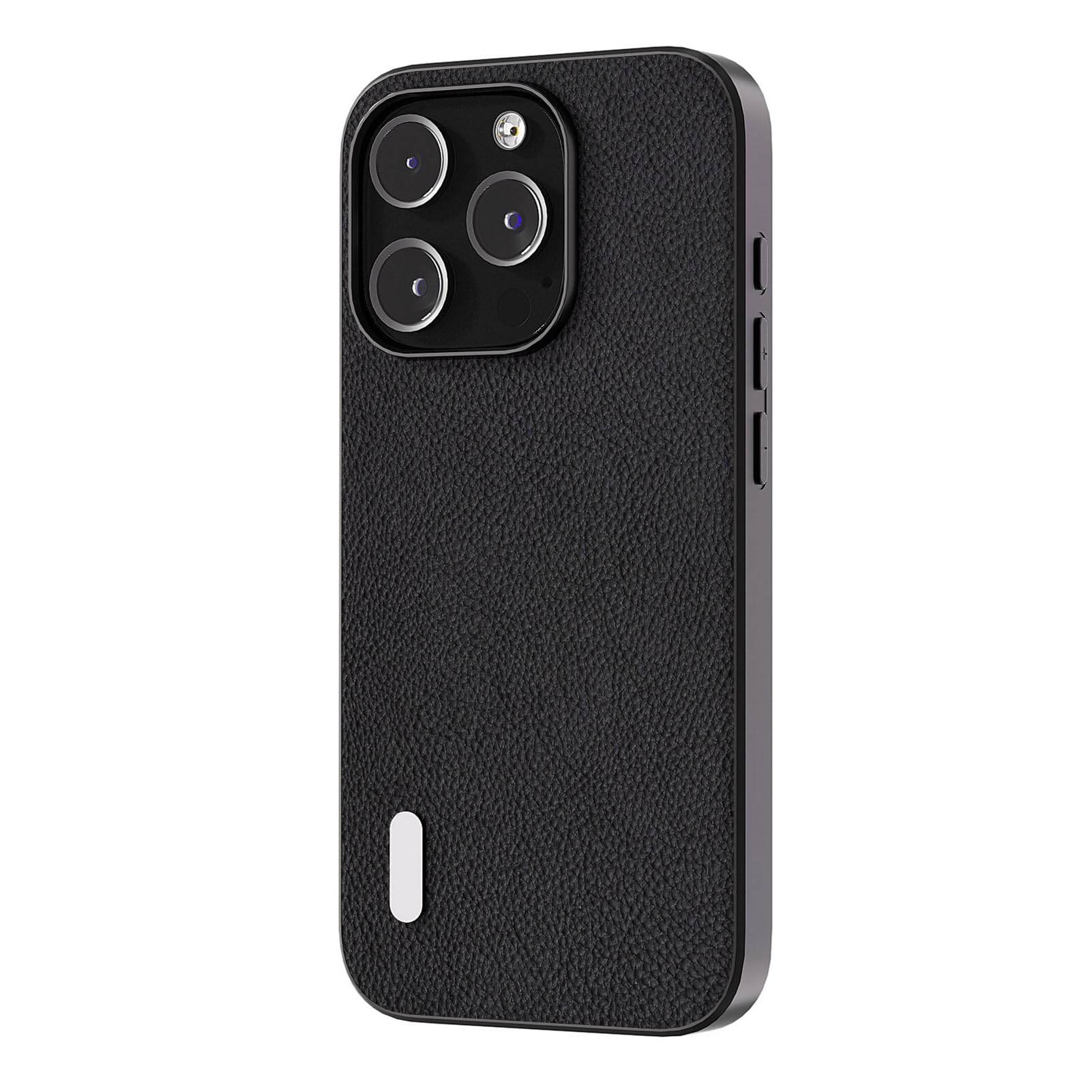 Carcasa de cuero PU premium texturizado y tacto suave para iPhone 15 Pro