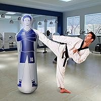 Vista 9 de Inflatable Soccer Dummy Goalkeepr Air Mannequin Free Kick Wall Goalkeeper Defender Training