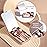 BS-MALL Makeup Brushes Foundation Powder Concealers Eye Shadows Makeup Set with LED light Mirror 14 Pcs Mini Makeup Brushes (APINK)