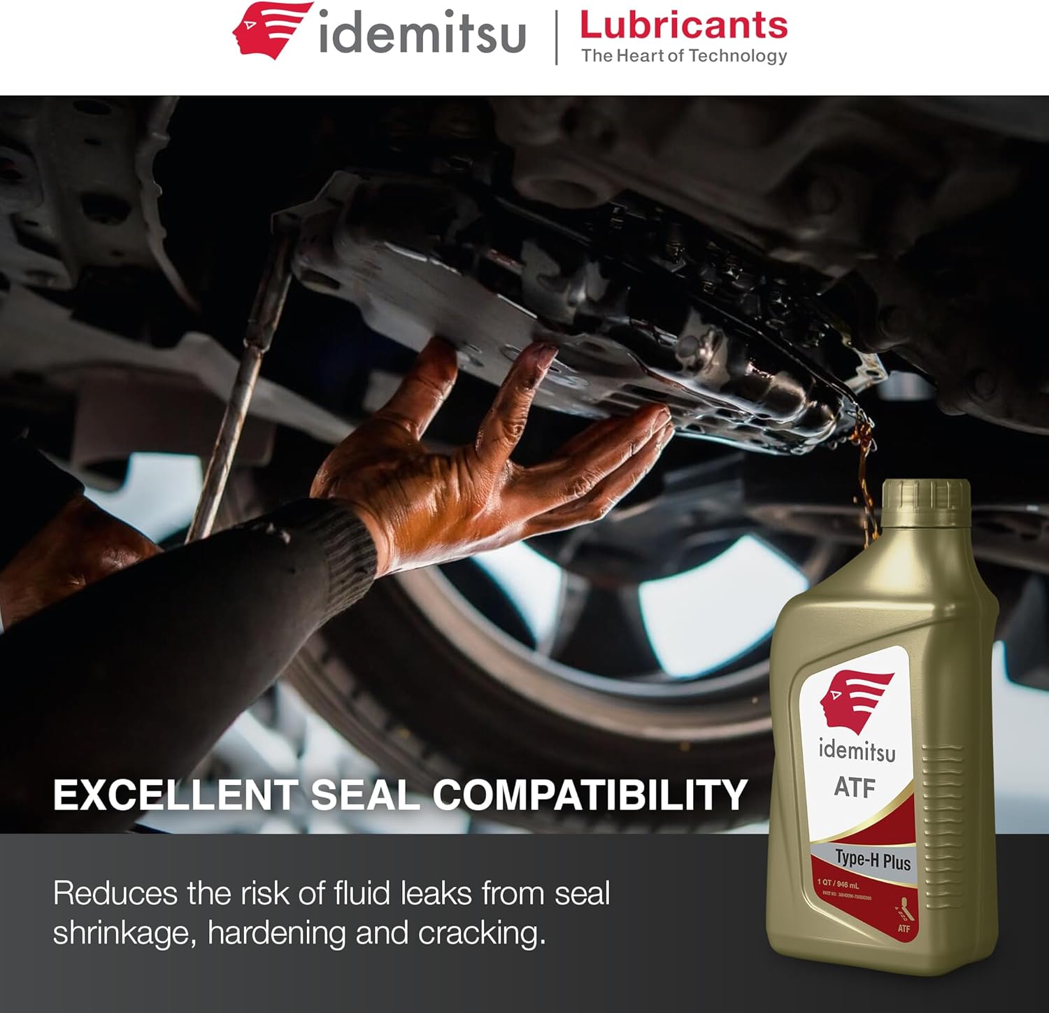 Mechanic draining transmission fluid from a vehicle