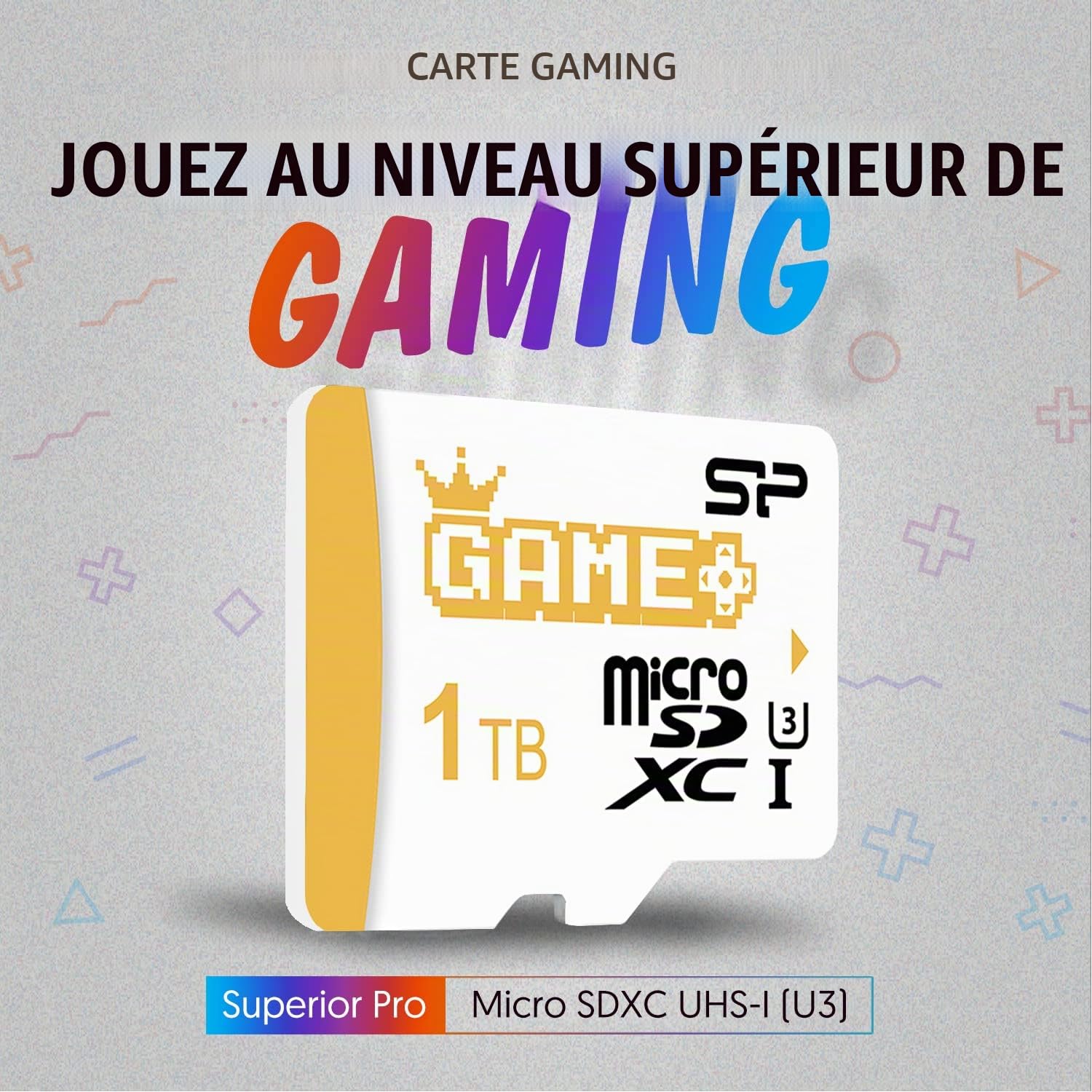 Silicon Power 1To SDXC Micro SD Card Gaming Memory Card, Compatible with Nintendo-Switch and Steam Deck