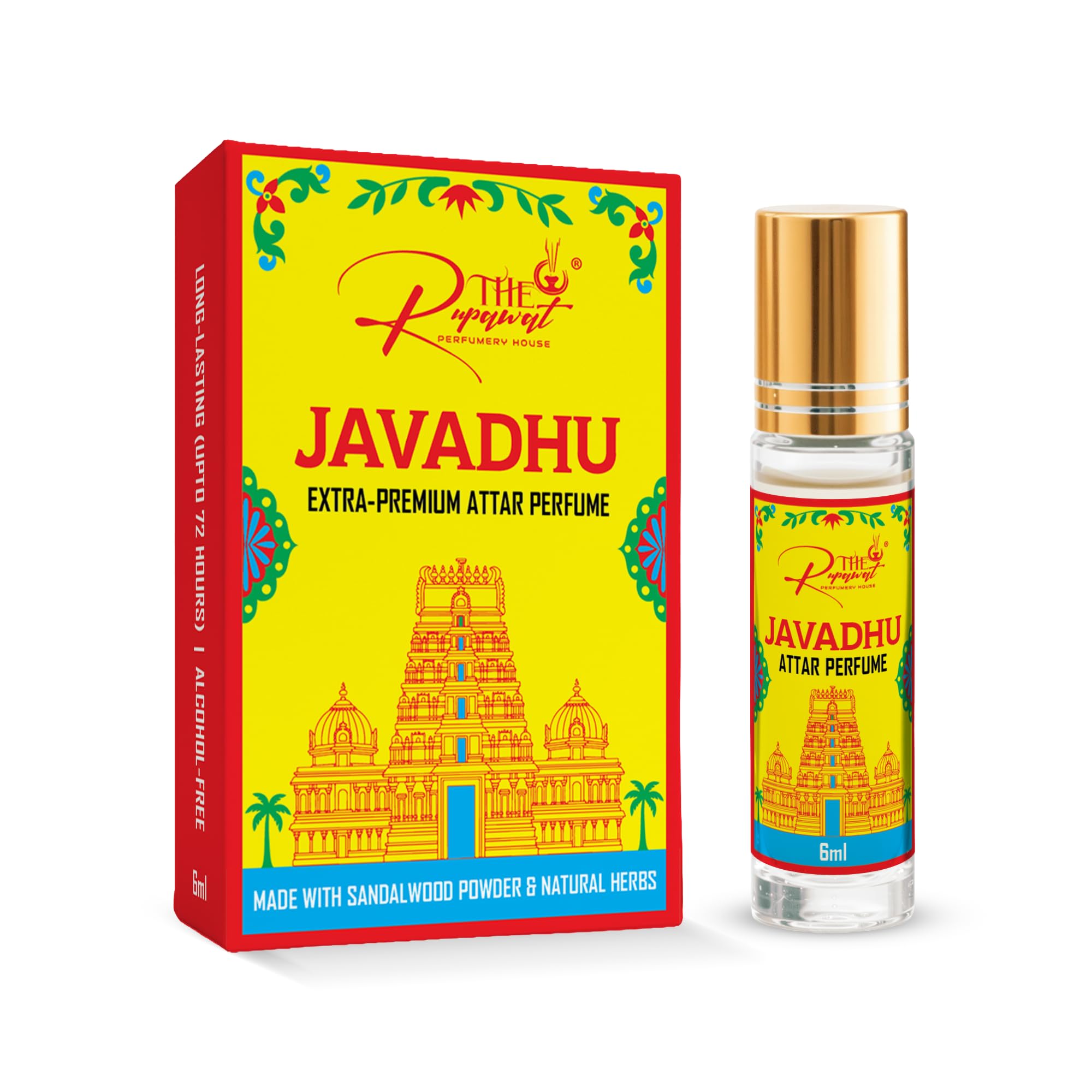 Javadhu 6ml Rollon Attar Perfume for Men & Women Long-Lasting Fragrance.-image-41