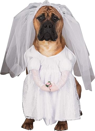 Rubie's Disfraz de novia caminante para mascotas, grande