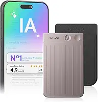Gravador de voz com IA, gravador de áudio Plaud Note c/capa, controle de aplicativo, transcrição e resumo com tecnologia de IA, suporte a 112 idiomas, 64GB, para aulas, reuniões, chamadas