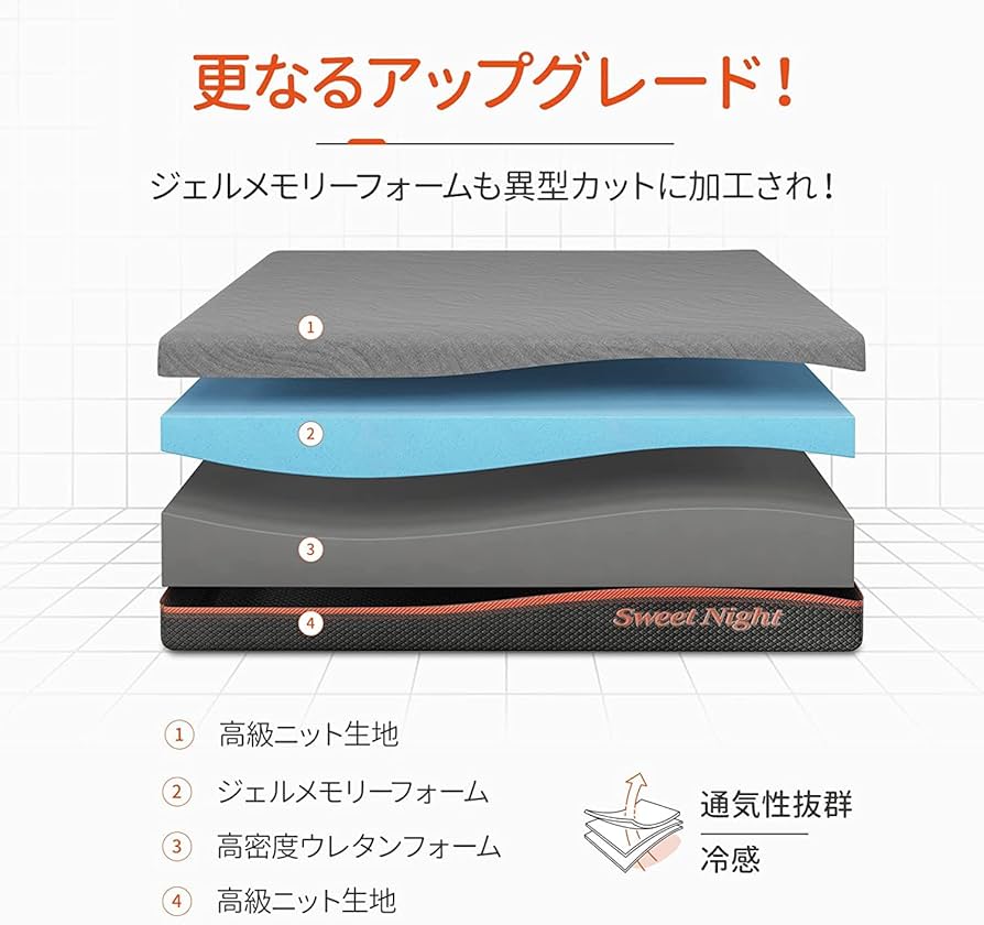 Sweetnight シングルマットレス Amazon.com: Sweetnight Twin Mattress, 12 Inch Gel Bamboo