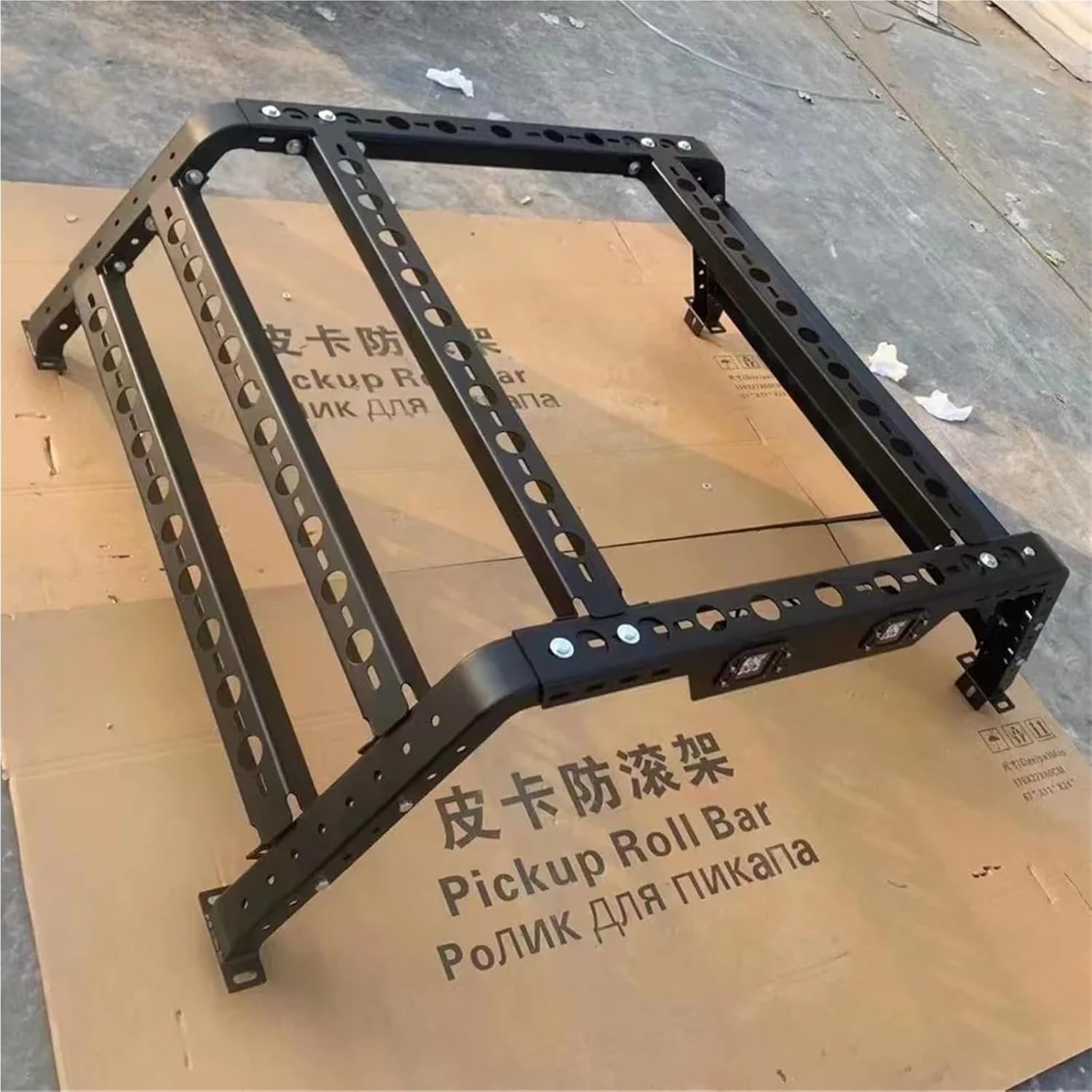 Car Exterior Parts Pickup Truck Trunk Iron Bracket Roof Compatible with Hilux Np300 Universal Roll Cage