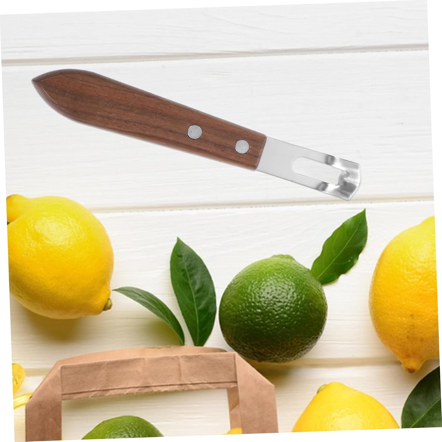 2 Pack Stainless Steel Cheese Grater Handheld Zester with Wood Handle
