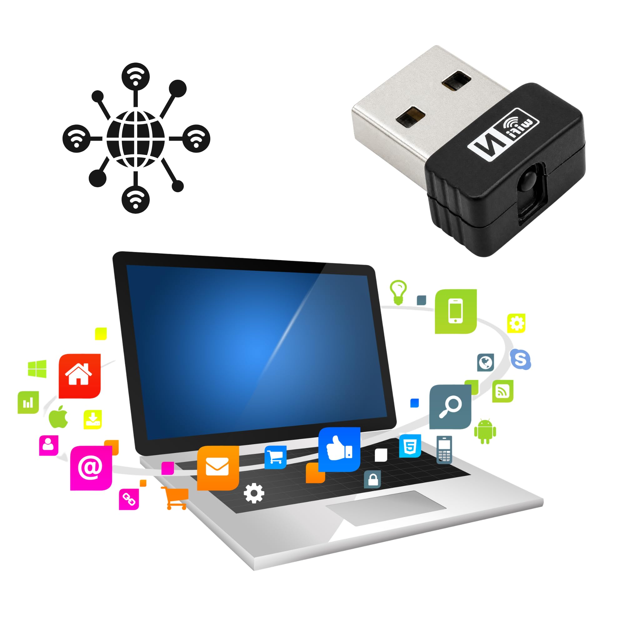 QSC CP-000033-00 - Adaptador USB Wi-Fi para serie TouchMix, unidad única