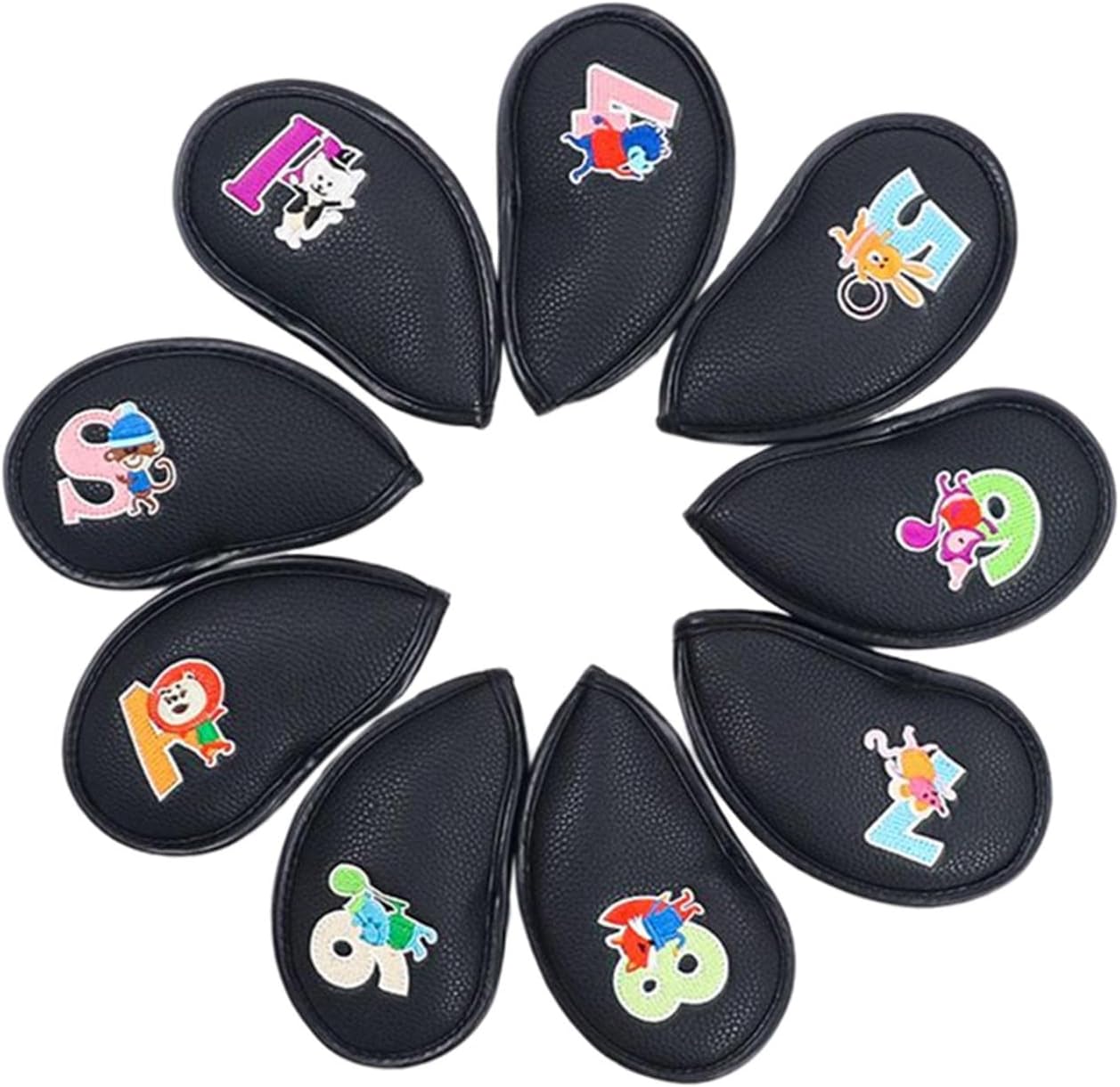 Golf Iron Head Covers Wrap Waterproof Protective Universal Fit Putter Headcover Golf Club Set for Training