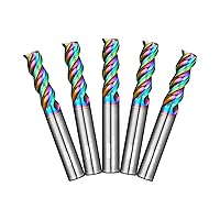 Vista 77 de Tools DLC Series Carburo Square End Mill, Diamond Like Coating, Molino de extremo para aluminio, cobre, aleaciones de magnesio, aluminio de alto