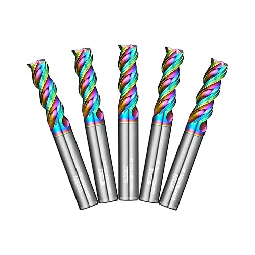 Miniatura 77 de Tools DLC Series Carburo Square End Mill, Diamond Like Coating, Molino de extremo para aluminio, cobre, aleaciones de magnesio, aluminio de alto