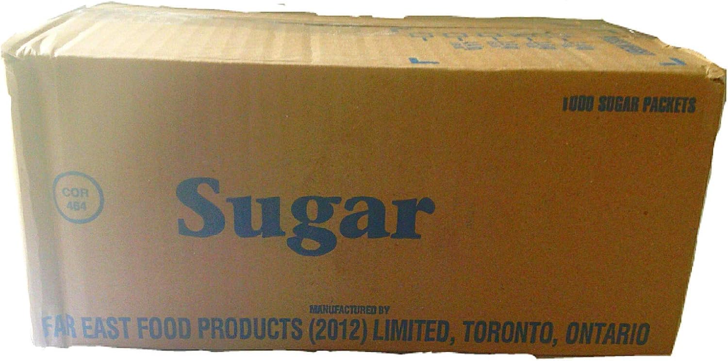 Far East Granulated White Sugar Packets (Sachets) 3 Gram/Packet (1000
