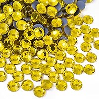 Vista 9 de Jollin Hot Fix - Diamantes de imitación de cristal con parte trasera plana, gemas de diamantes de imitación de 0.189 in (20 ss, 1440 unidades, rosa)