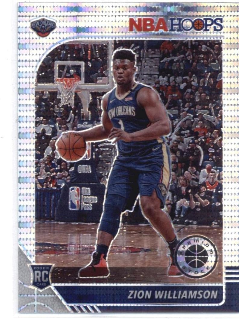2019-20 Panini Hoops Premium Pulsar Prizm #258 Zion Williamson New Orleans Pelicans NBA Basketball NM-MT