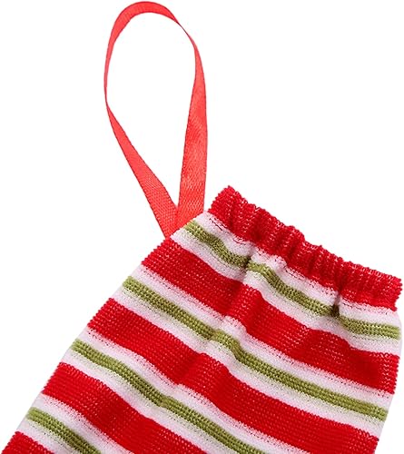 Miniatura 3 de 4 fundas navideñas para patas de silla, divertidas fundas de calcetines para patas de mesa de elfo, fundas de calcetines para sillas de comedor,