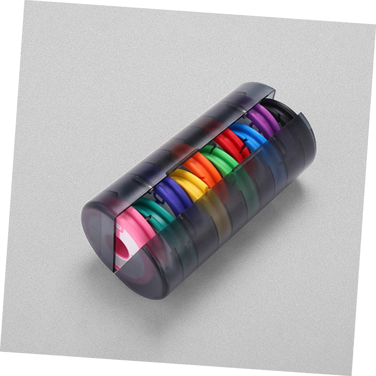 TOGEVAL Fishing Reel Organizer Box Lightweight Fishing Line Spool Case Compact for Present for Anglers Random Color