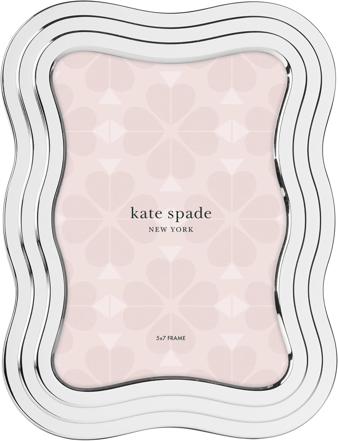 kate spade new york South Street Picture Frame, Silver, 5" x 7" Wavy