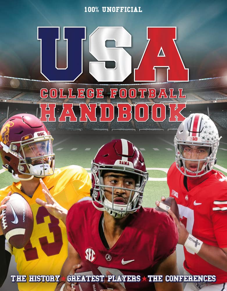 The USA College Football Handbook by Jessica Leggett (Hardback Book)