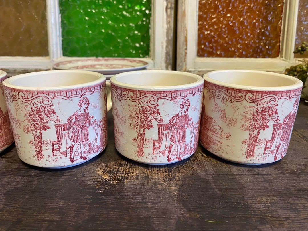 Amazon.co.jp: カップ&ソーサー セット アンティーク 昭和レトロ