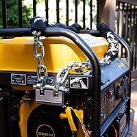 Vista 8 de VULCAN Kit de Cadena de Seguridad y Cerradura - Premium Endurecida al Caso - 3/8 Pulgadas x 3 Pies (+/-2 Pulgadas) - La Cadena No Puede Ser Cortada