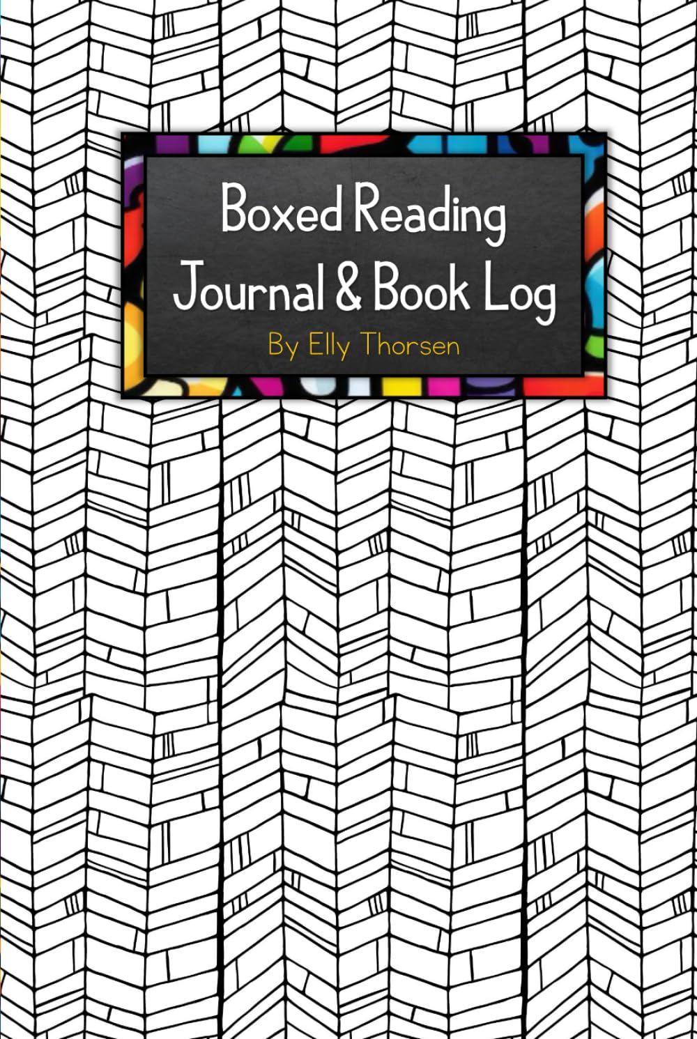 Boxed Reading Journal and Book Log: 6x9 Inch Format