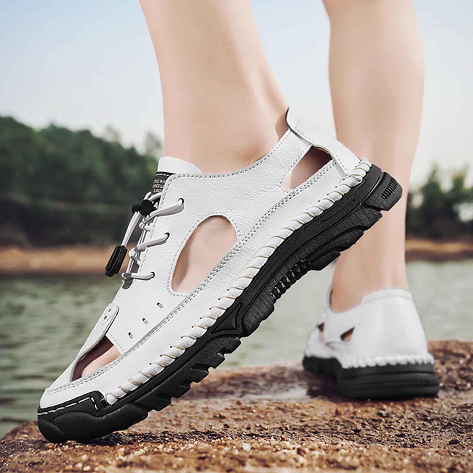 Genérico Sandalias Hombre Verano Playa,Sandalias CóModas Y Transpirables Para Hombre Ideales Para Uso Informal Para Caminar En La Playa Con Suela Plana Y Ligeras Para Verano Primavera Y OtoñO