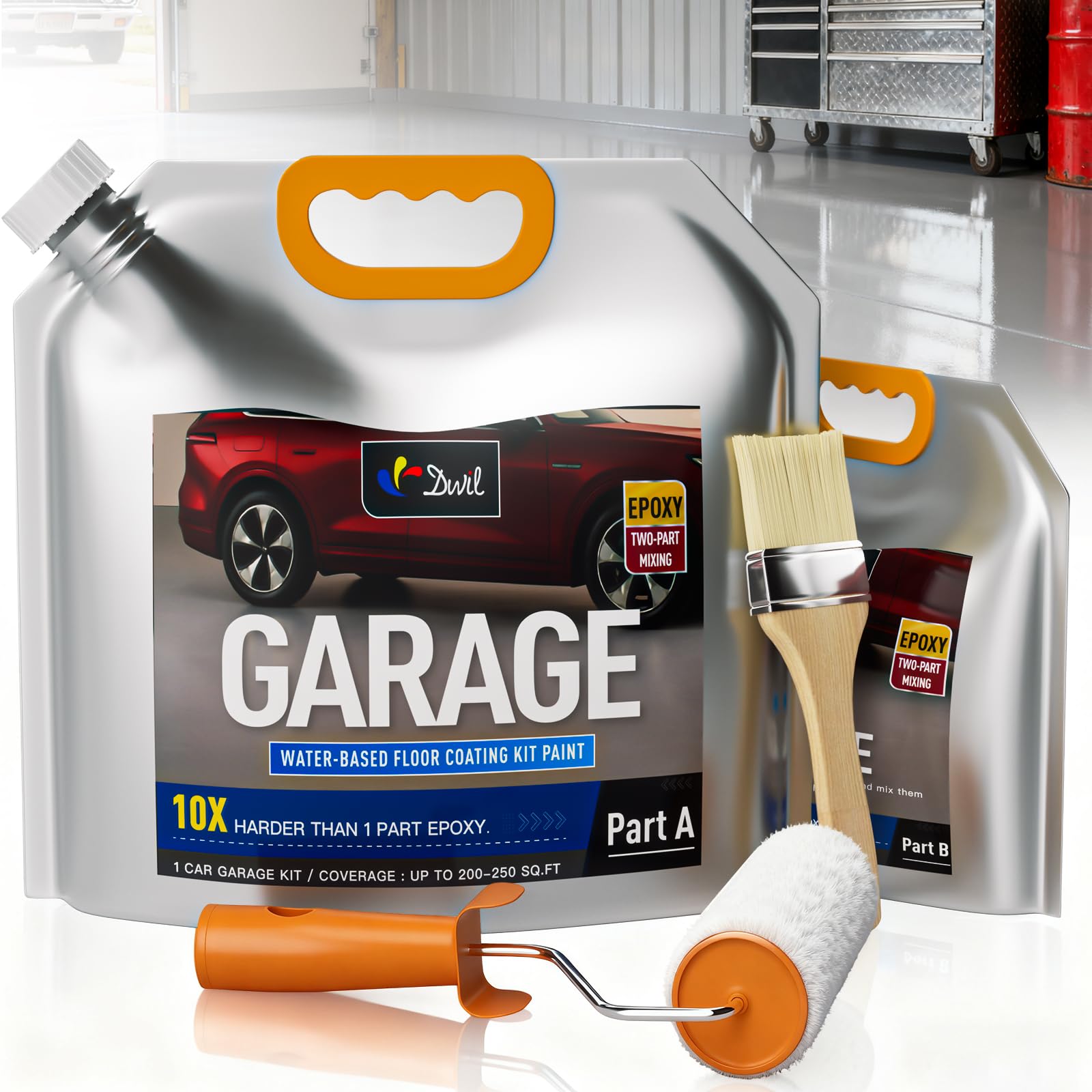 DWIL Garage Floor Epoxy Kit