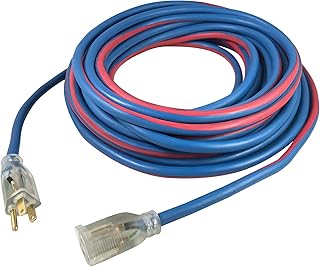 Voltec 90100EXT Extreme 3-Conductor 300V SJEOOW Extension Cord (100 ft), 100ft, Multi