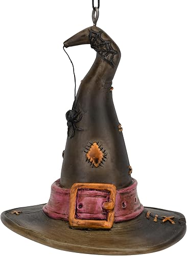 Miniatura 7 de Tree Buddees Sombrero de bruja con adorno de araña para Halloween