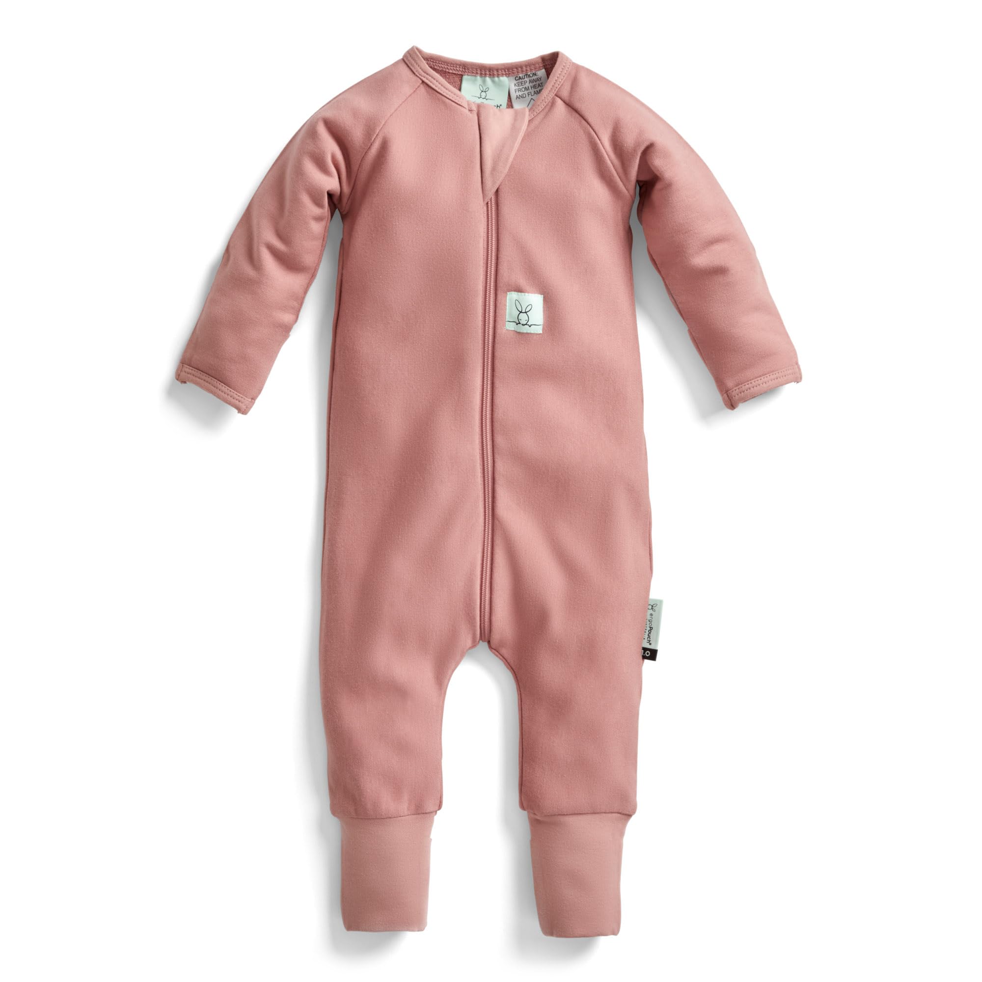Ergopouch Organic Cotton Layers Long Sleeve/TOG: 1.0 - 12 Months - Rose