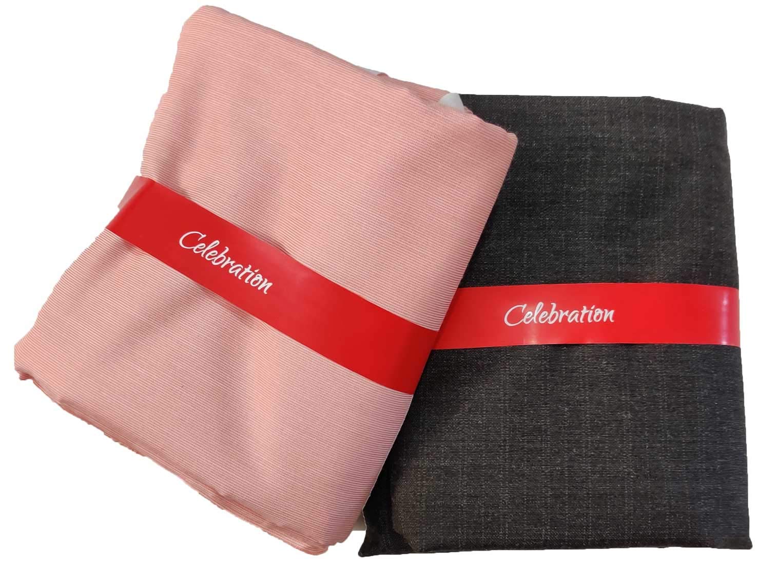 Buy Arvind Men's Unstitched Cotton Shirt and Trouser Fabric Combo Set ...