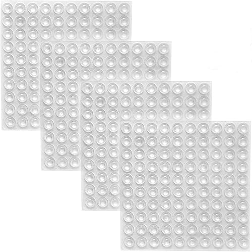 Miniatura 7 de Almohadillas para parachoques de cajones, pequeños parachoques para puertas de gabinete, puntos de armario, pies de goma transparente autoadhesivos