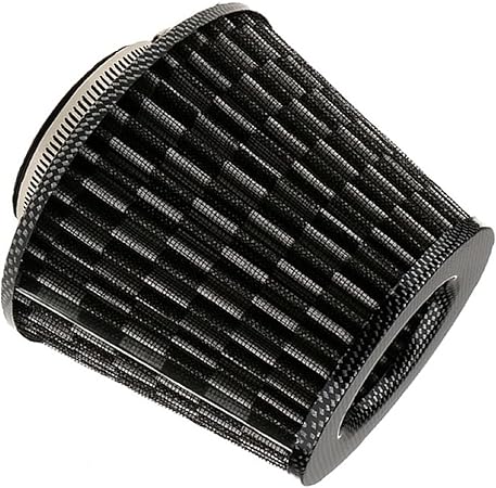 Amazon キット Kit 汎用 車 用 高性能 エアフィルター エアクリーナー 吸気 効率 最大化 76mm カーボン柄 エアクリーナー 車 バイク