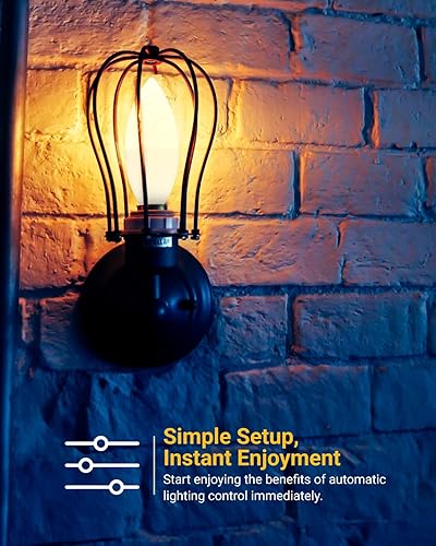Miniatura 6 de Sunco - Bombillas LED B11 con sensor de luz del atardecer al amanecer, sensor de fotocélula 5W  40W, 2700K blanco suave, 450 LM, base E12,